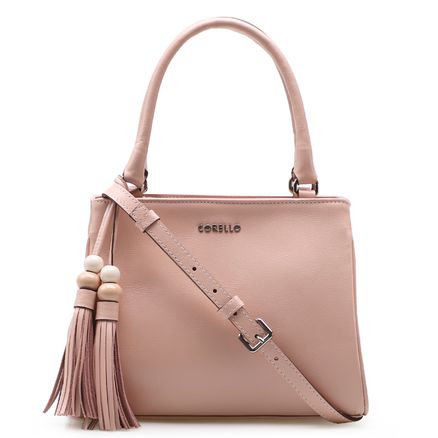 Bolsa Tote Aquarela - Couro Fly Rosa