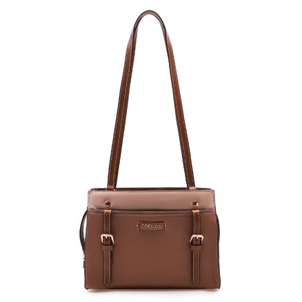 Bolsa De Ombro Rosi Couro - Floater Rosa