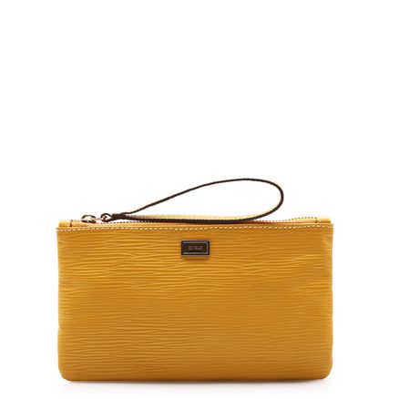 Bolsa Pequena - Couro Raiz Amarelo