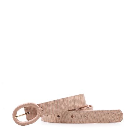 Cinto Feminino Fivela Cordão Couro - New Lezard Rosa