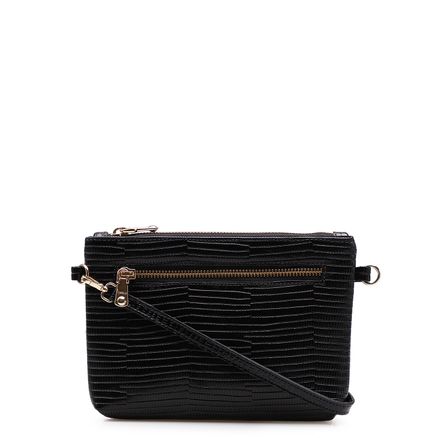 Bolsa Transversal - New Lezard Preto