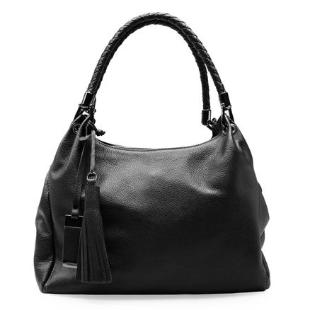 Bolsa De Ombro Feminina Babi Couro - Floater Preto