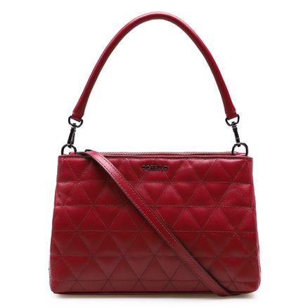 Bolsa Tote Matelassê - Couro Fly Vinho