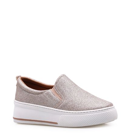 Slip On - Glitter Bege