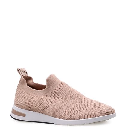 Tênis Feminino Knitted Trainer - Malha Rosa
