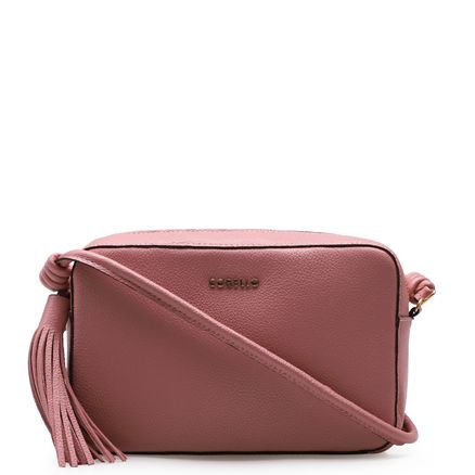 Bolsa Transversal Feminina Noah - Couro Floater Rosa