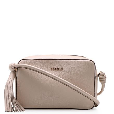 Bolsa Transversal Feminina Noah - Couro Floater Bege