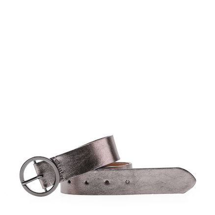 Cinto Feminino Couro - Cristal Prata