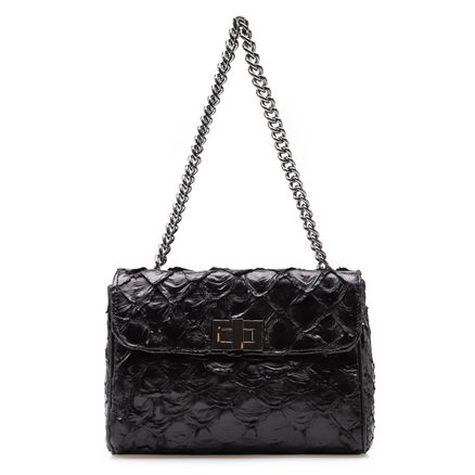 Bolsa De Ombro Feminina - Pirarucu Preto