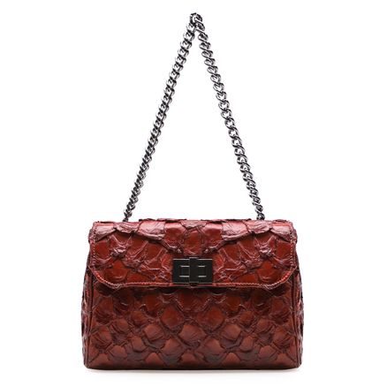 Bolsa De Ombro Feminina - Pirarucu Marrom