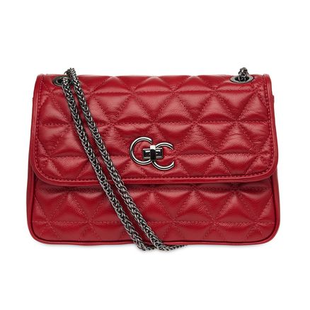 Bolsa Transversal Feminina Mia Couro - Miumiu Rubi