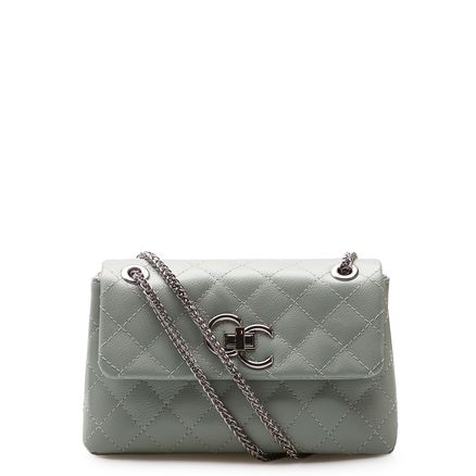 Bolsa Mini Matelassê - Couro Fly Verde