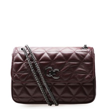 Bolsa Transversal Feminina Mia Couro - Fly Malbec