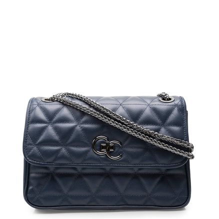 Bolsa Transversal Feminina Mia Couro - Miumiu Safira
