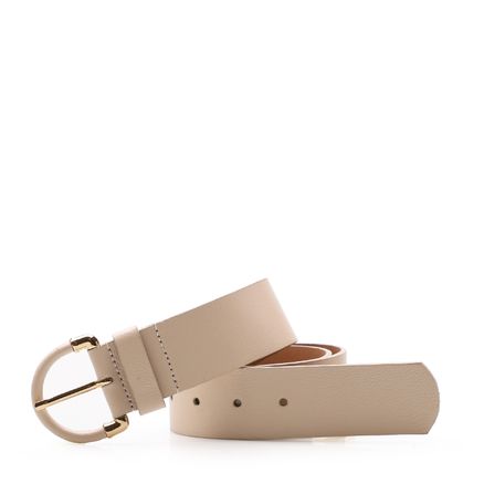 Cinto Feminino Couro - Fly Bege