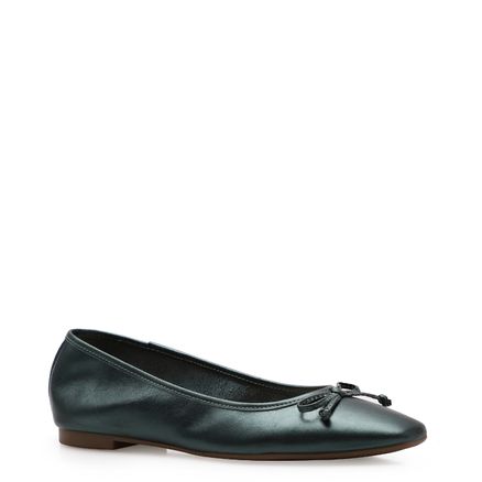 Sapatilha Basic - Couro Cristal Verde