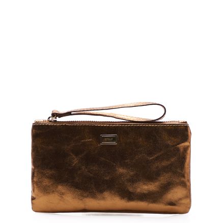 Bolsa Pequena - Metálico Bronze