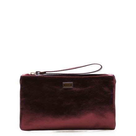 Bolsa Pequena - Metálico Vinho