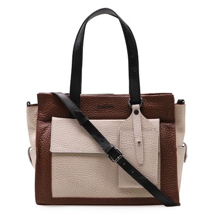 Bolsa Sacola Feminina - Couro Floater Multicolorido
