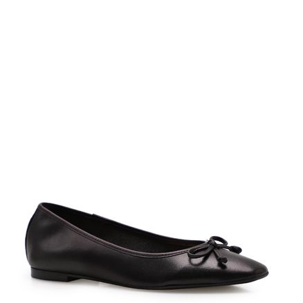 Sapatilha Basic - Couro Cristal Preto
