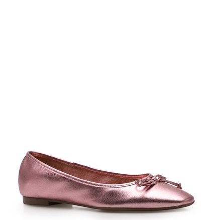 Sapatilha Basic - Couro Cristal Rose