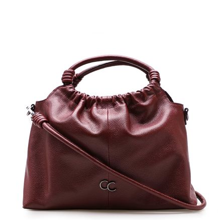 Bolsa De Mão Noah - Couro Floater Vinho