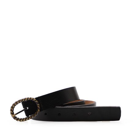 Cinto Feminino - Couro Fly Preto