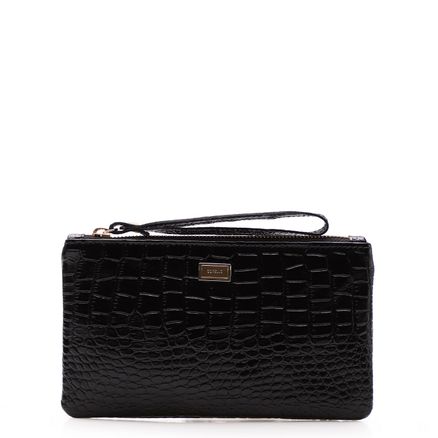 Bolsa Pequena - Croco Preto