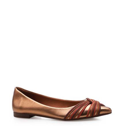 Sapatilha Knot Soft - Bronze