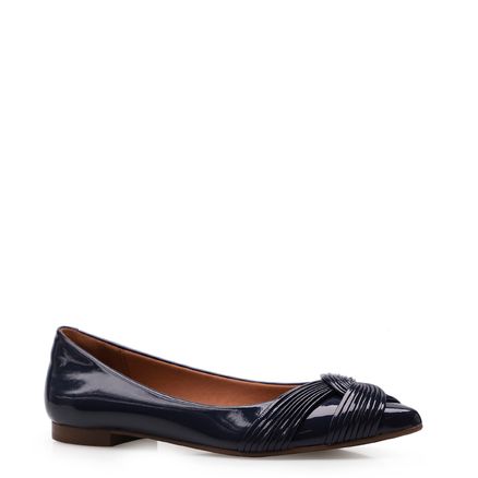 Sapatilha Knot Soft - Verniz Azul