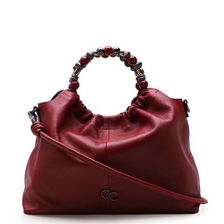 Bolsa De Mão Carol - Couro Floater Vermelho