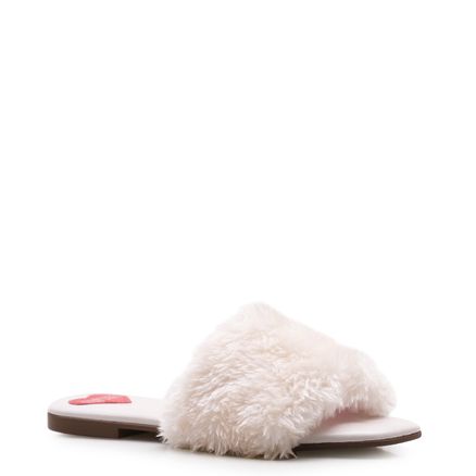 Rasteirinha Pelo Comfy - Branco