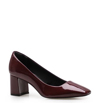 Scarpin Classic Basic - Verniz Soft Vinho