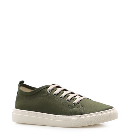 Tênis Feminino - Lona Verde