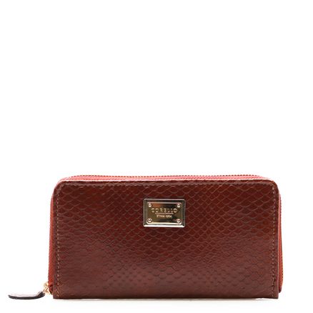 Carteira - Couro Python Marrom
