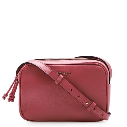 Bolsa Transversal Feminina - Couro New Floater Rosa