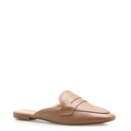 Mule Basic - Couro New Floater Bege