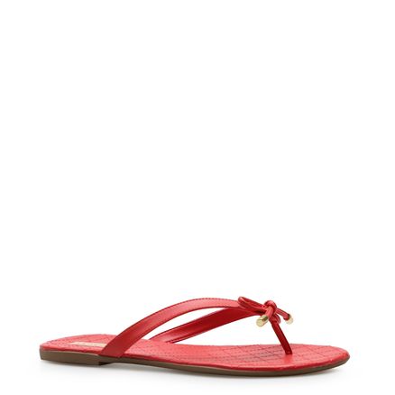 Rasteirinha Laço - Alternativo Vermelho