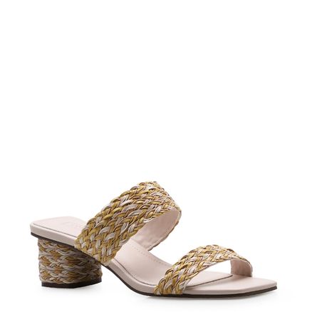 Mule Tiras Tricolore - Alternativo Amarelo