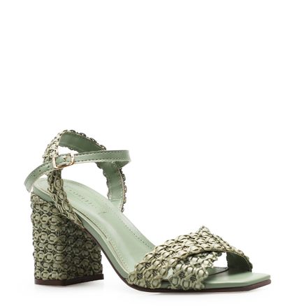 Sandália Feminina Renda - Alternativo Verde