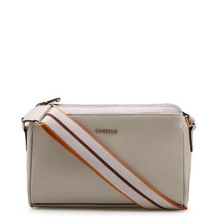 Bolsa Transversal Agnes - Couro New Floater Off White