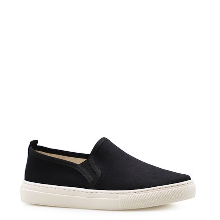 Slip On Feminino - Lona Preto