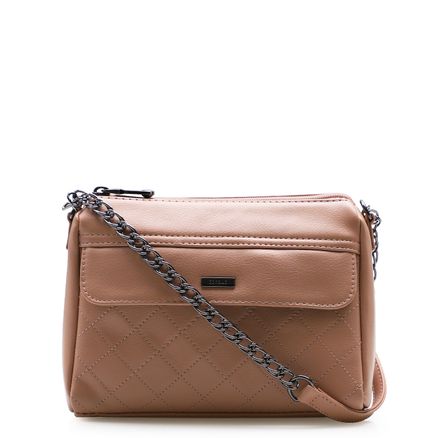 Bolsa Transversal Feminina Matelassê - Alternativo Rosa