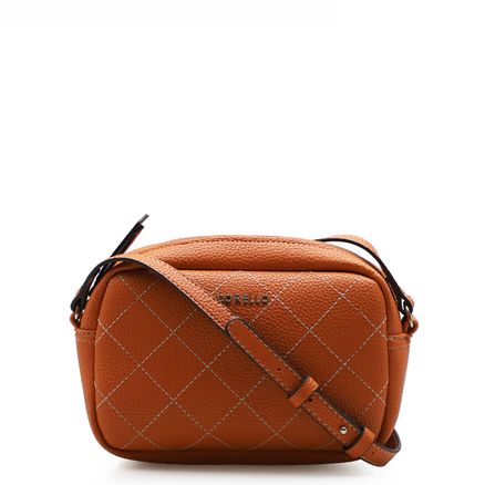 Bolsa Transversal Feminina Pesponto - Alternativo Laranja