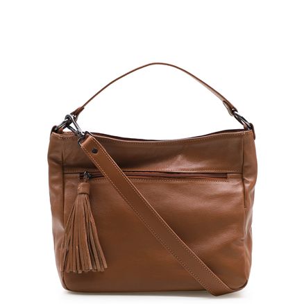 Hobo Clara - Couro Floater Marrom