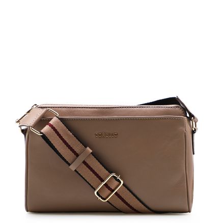 Bolsa Transversal Agnes - Couro New Floater Bege