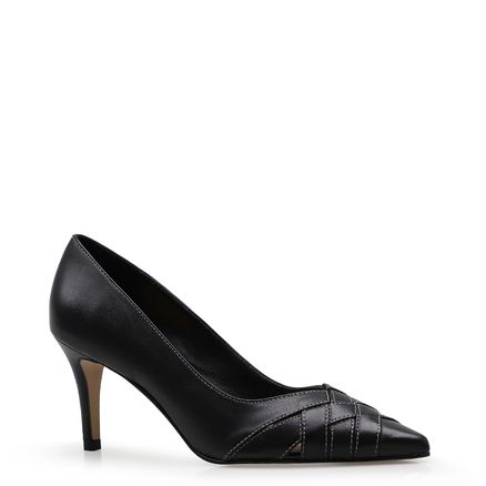 Scarpin Filipa - Couro Preto