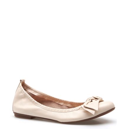 Sapatilha Laço - Couro Off White