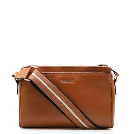 Bolsa Transversal Agnes - Couro Marrom