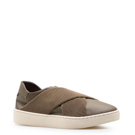 Slip On - Couro Verde